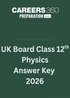 UK Board Class 12 Physics Answer Key 2026