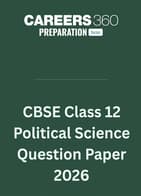 CBSE Class 12 Political Science Question Paper 2026