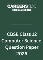 CBSE Class 12 Computer Science Question Paper 2026