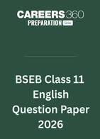 BSEB Class 11 English Question Paper 2026