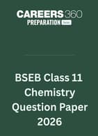 BSEB Class 11 Chemistry Question Paper 2026