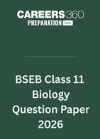 BSEB Class 11 Biology Question Paper 2026