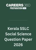 Kerala SSLC Social Science Question Paper 2026