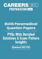 RUHS Paramedical Previous Year Question Papers (PDF) with Answer Key & Detailed Solutions