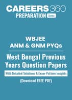 WBJEE ANM GNM Previous Year Question Papers (PDF) with Answer Key & Detailed Solutions