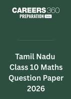 Tamil Nadu Class 10 Maths Question Paper 2026
