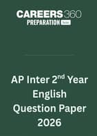 AP Inter 2nd Year English Question Paper 2026