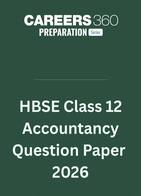 HBSE Class 12 Accountancy Question Paper 2026