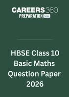 HBSE Class 10 Basic Maths Question Paper 2026
