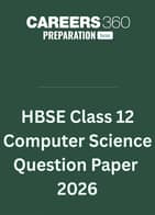 HBSE Class 12 Computer Science Question Paper 2026