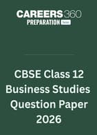 CBSE Class 12 Business Studies Question Paper 2026