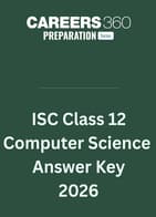 ISC Class 12 Computer Science Answer Key 2026