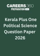 Kerala Plus One Political Science Question Paper 2026