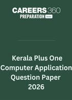 Kerala Plus One Computer Application Question Paper 2026