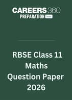 RBSE Class 11 Maths Question Paper 2026