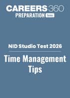 NID Studio Test 2026 - Time Management Tips