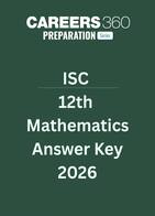 ISC Class 12 Maths Answer Key 2026