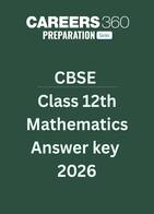 CBSE Class 12 Mathematics Answer Key 2026