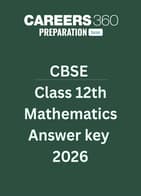 CBSE Class 12 Mathematics Answer Key 2026