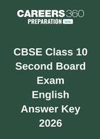 CBSE Class 10 Second Board English Answer Key 2026