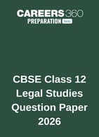 CBSE Class 12 Legal Studies Question Paper 2026
