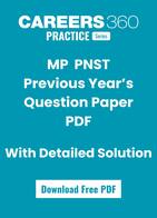 MP PNST Previous Year Question Papers PDF With Answers & Detailed Solutions