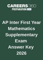 AP Inter First Year Mathematics Supplementary Exam Answer Key 2026