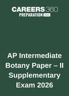 AP Intermediate Botany Paper – II Supplementary Exam Question Paper 2026