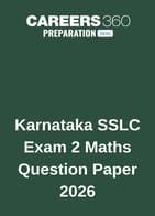 Karnataka SSLC Exam 2 Maths Question Paper 2026