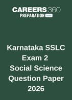 Karnataka SSLC Exam 2 Social Science Question Paper 2026