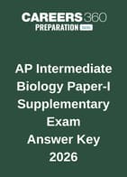 AP Intermediate Biology Paper-I Supplementary Exam Answer Key 2026