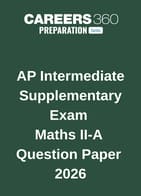 AP Inter Supplementary Exam Maths II-A Question Paper 2026