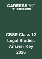 CBSE Class 12 Legal Studies Answer Key 2026