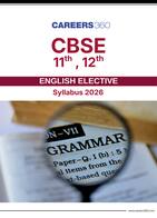 CBSE 11th, 12th English Elective Syllabus 2026-27