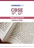 CBSE 11th, 12th Hindi Elective Syllabus 2026-27