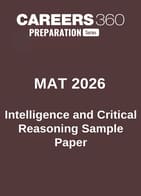 MAT Intelligence and Critical Reasoning Sample Paper 2026