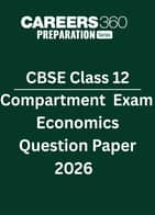 CBSE Class 12 Compartment Exam Economics Question Paper 2026
