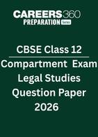 CBSE Class 12 Compartment Exam Legal Studies Question Paper 2026