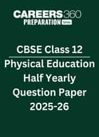 CBSE Class 12 Physical Education Half Yearly  Question Paper  2025-26