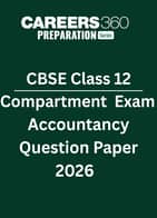 CBSE Class 12 Compartment Exam Accountancy Question Paper 2026