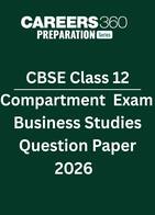 CBSE Class 12 Compartment Exam Business Studies Question Paper 2026