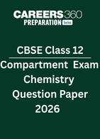CBSE Class 12 Compartment Exam Chemistry Question Paper 2026