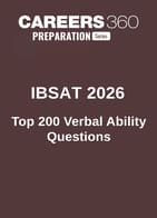 Top 200 Verbal Ability Questions for IBSAT 2026