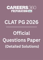 CLAT PG 2026 Official Question Paper with Detailed Solutions - Download Free PDF