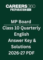 MP Board Class 10 Quarterly English Answer Key & Solutions 2026-27 PDF