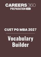 CUET PG MBA 2027 Vocabulary List PDF