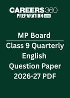 MP Board Class 9 Quarterly English Question Paper 2026-27 PDF