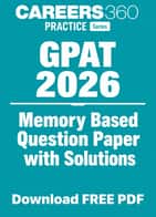 GPAT 2026 Memory Based Question Paper with Solutions PDF