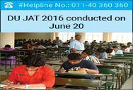 Delhi University conducts DU JAT 2016 on June 20