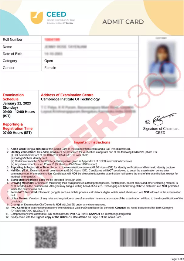 CEED-Admit-Card-2022